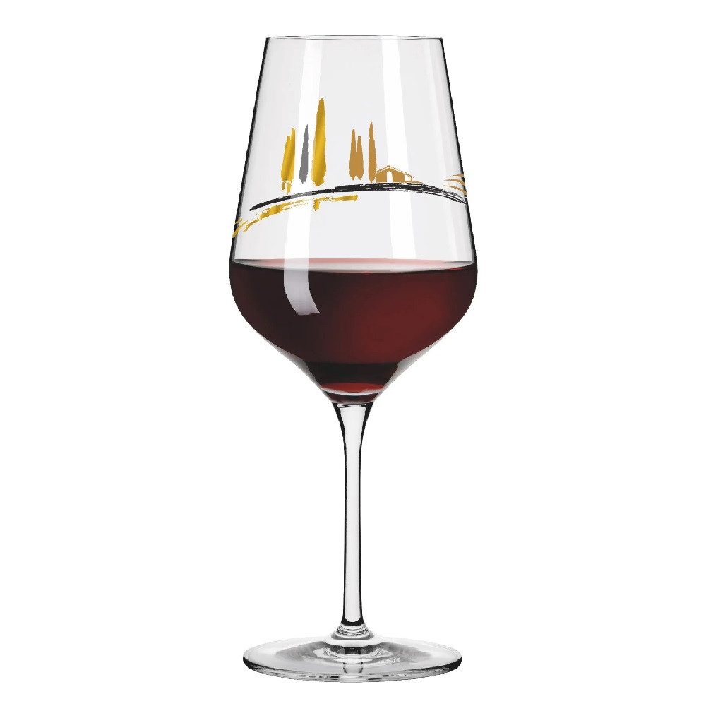 Weinglas Ritzenhoff Herzkristall Rotwein #11 C. Oliveira F25