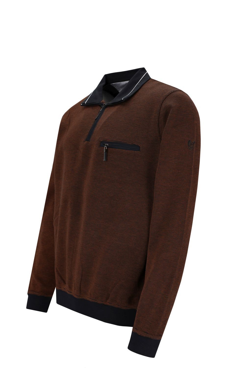 Hajo Sweatshirt Sweatshirt in Zweitonoptik