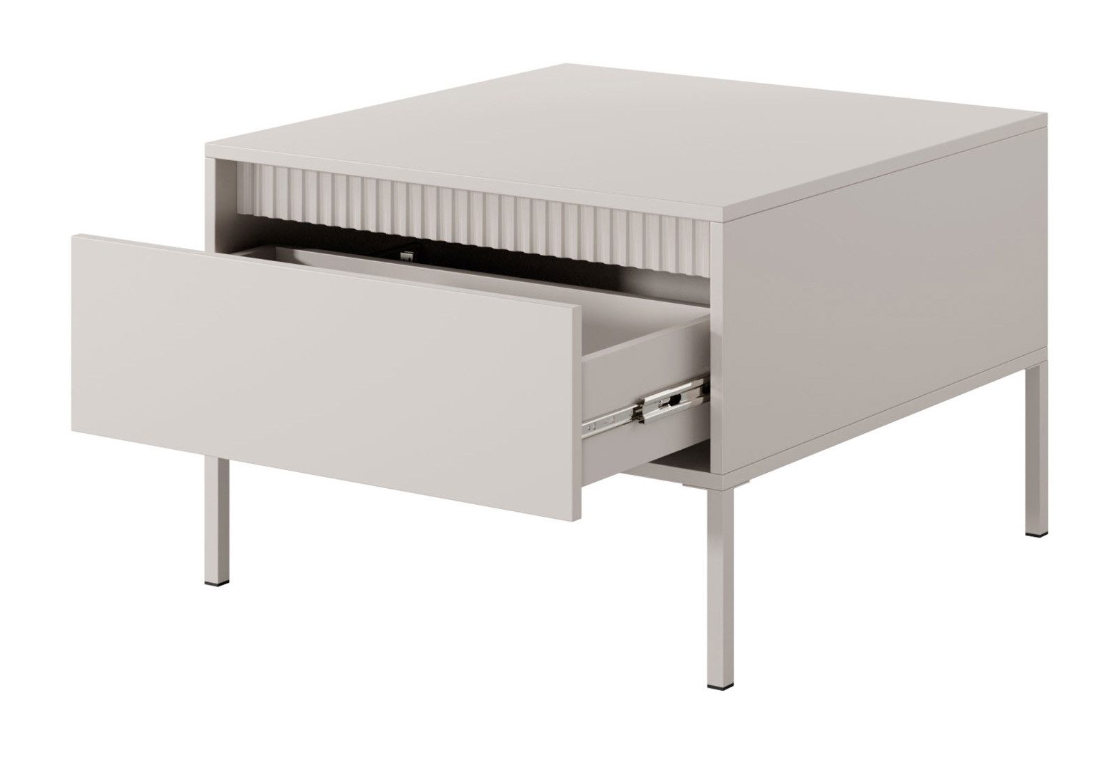 Feldmann-Wohnen Couchtisch Senso (Senso, 1-St., Couchtisch), 154x40x82cm Farbe beige Grifflos