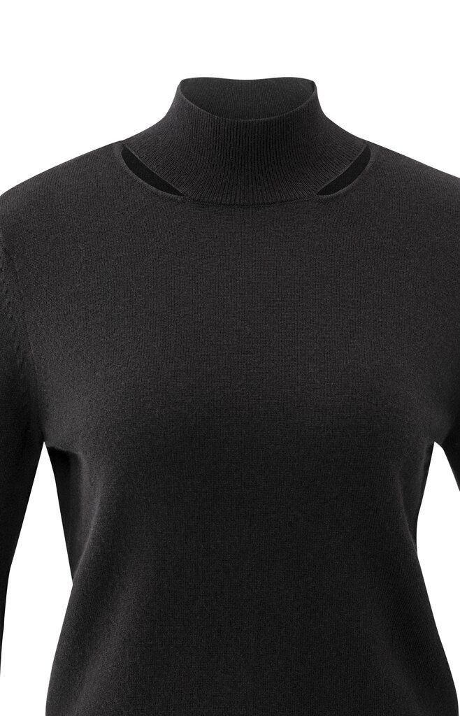 YAYA Rollkragenpullover Pullover mit Schlitzen