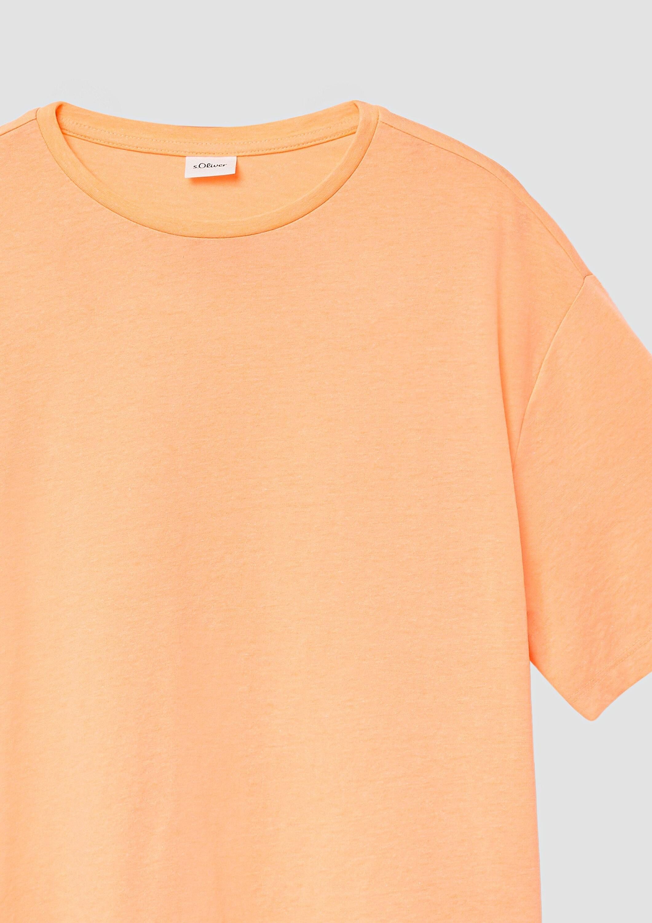 s.Oliver Kurzarmshirt T-Shirt T-Shirt im Boxy Fit mit Rückenprint