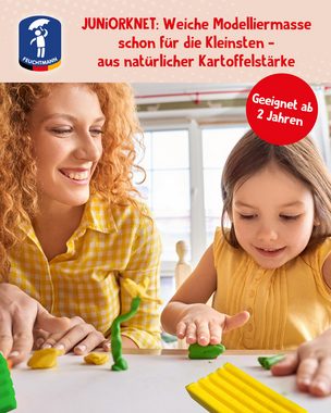 Feuchtmann Modelliermasse JUNiORKNET Jumbo-Pack (1-tlg), 500g vegane und glutenfreie Kinderknete nicht trocknend
