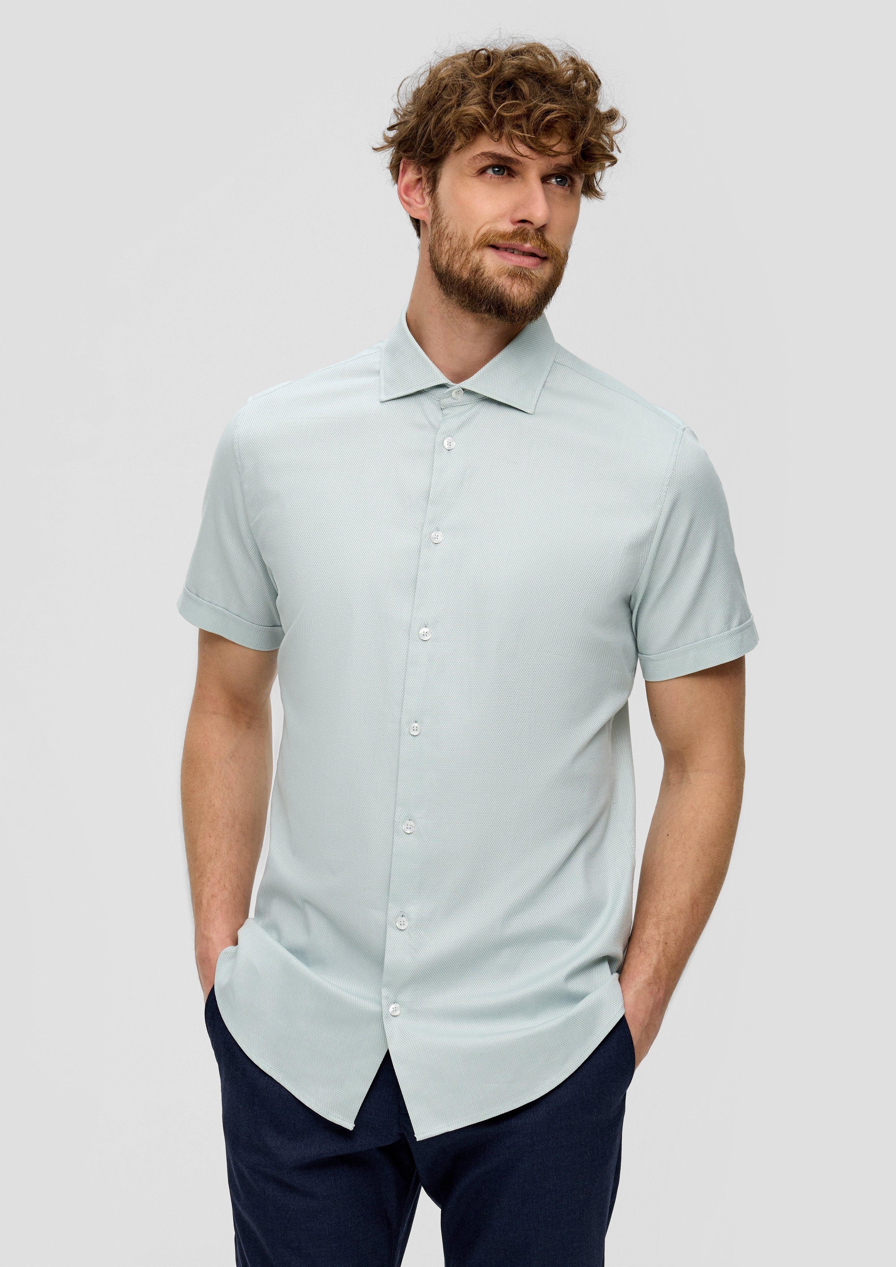 s.Oliver BLACK LABEL Kurzarmhemd Kurzarmhemd mit günstig online kaufen