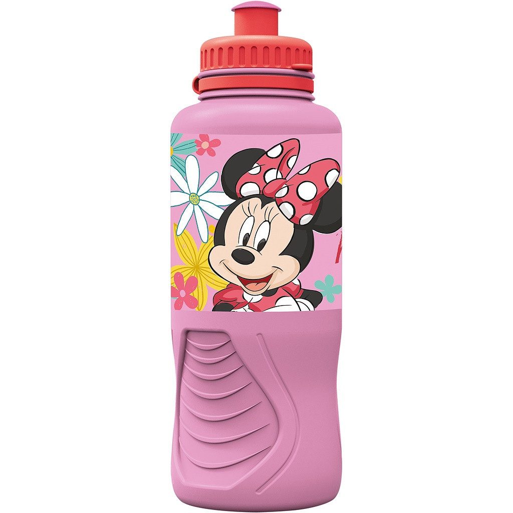 Disney Trinkflasche Disney Minnie Spring Ergo-Flasche, Sportflasche 430 ml