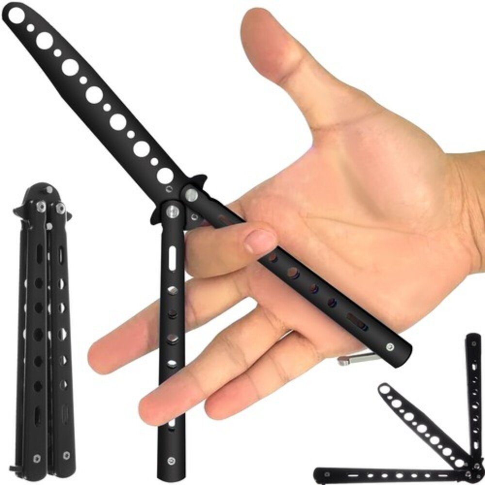 Survival Knife Messer zum trainieren Schwarz