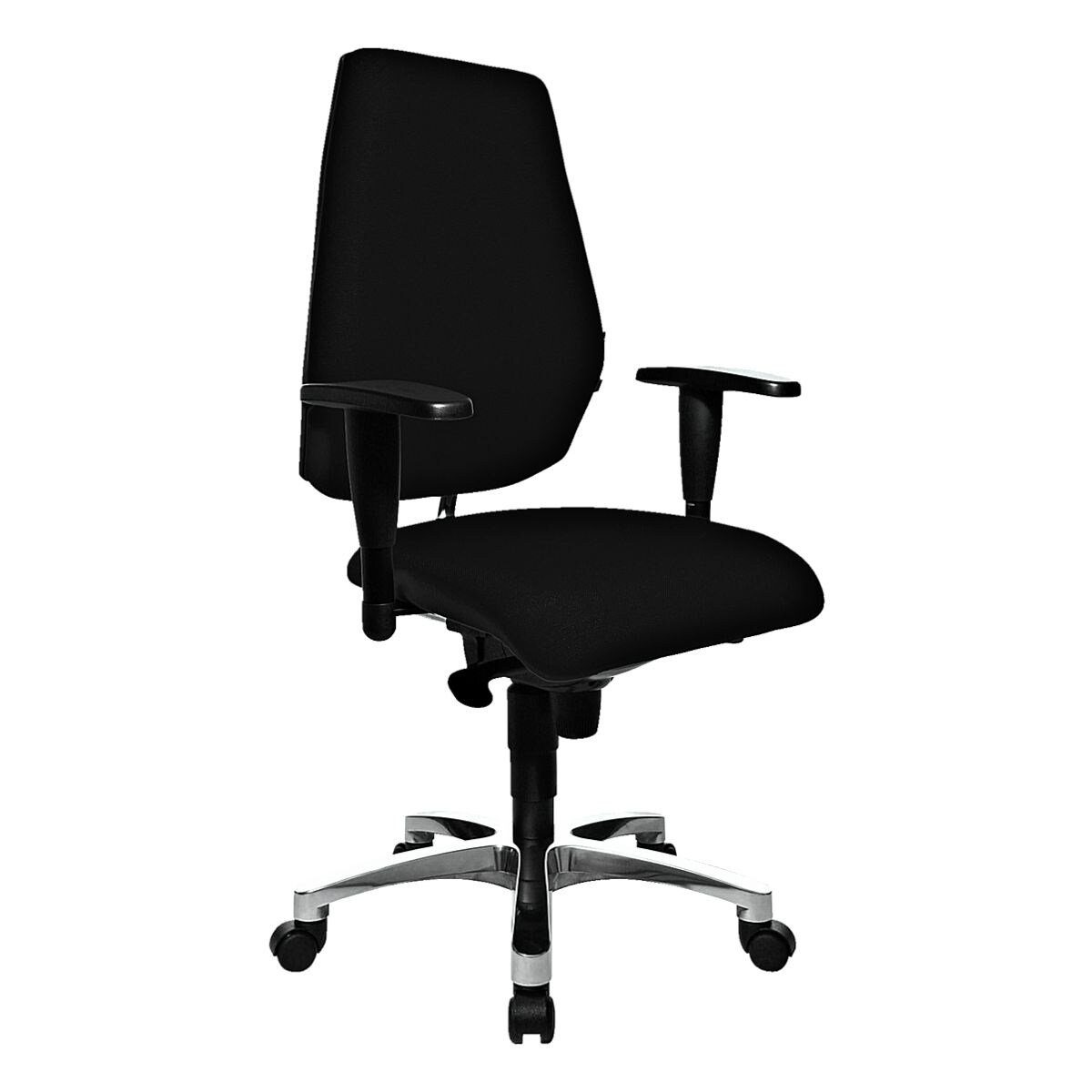 TOPSTAR Schreibtischstuhl Sitness 30, mit Armlehnen, Flachsitz und Body-Balance-Tec schwarz