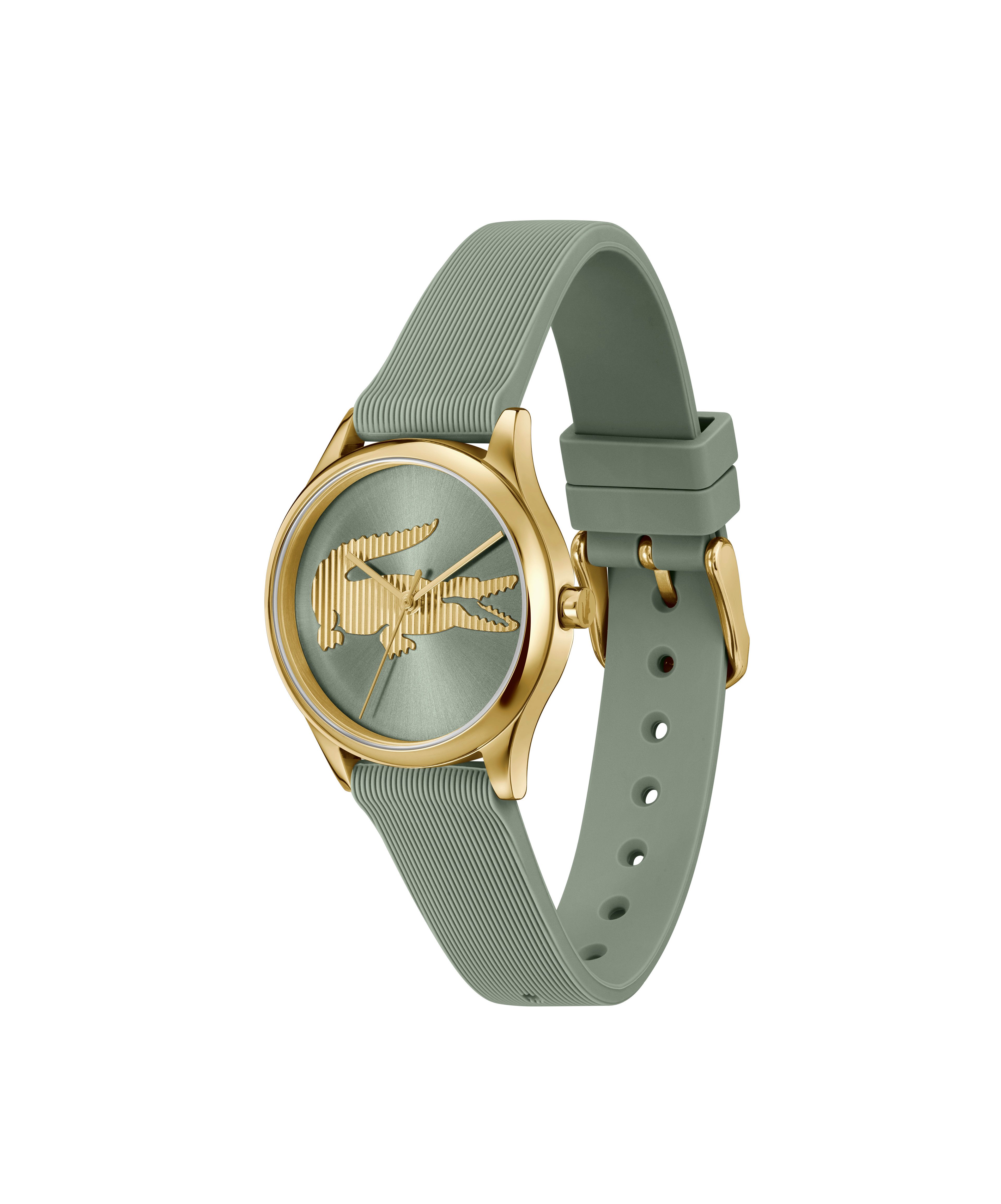 Lacoste Quarzuhr CROCODELLE 2001481, Armbanduhr, Damenuhr, Silikonarmband, günstig online kaufen