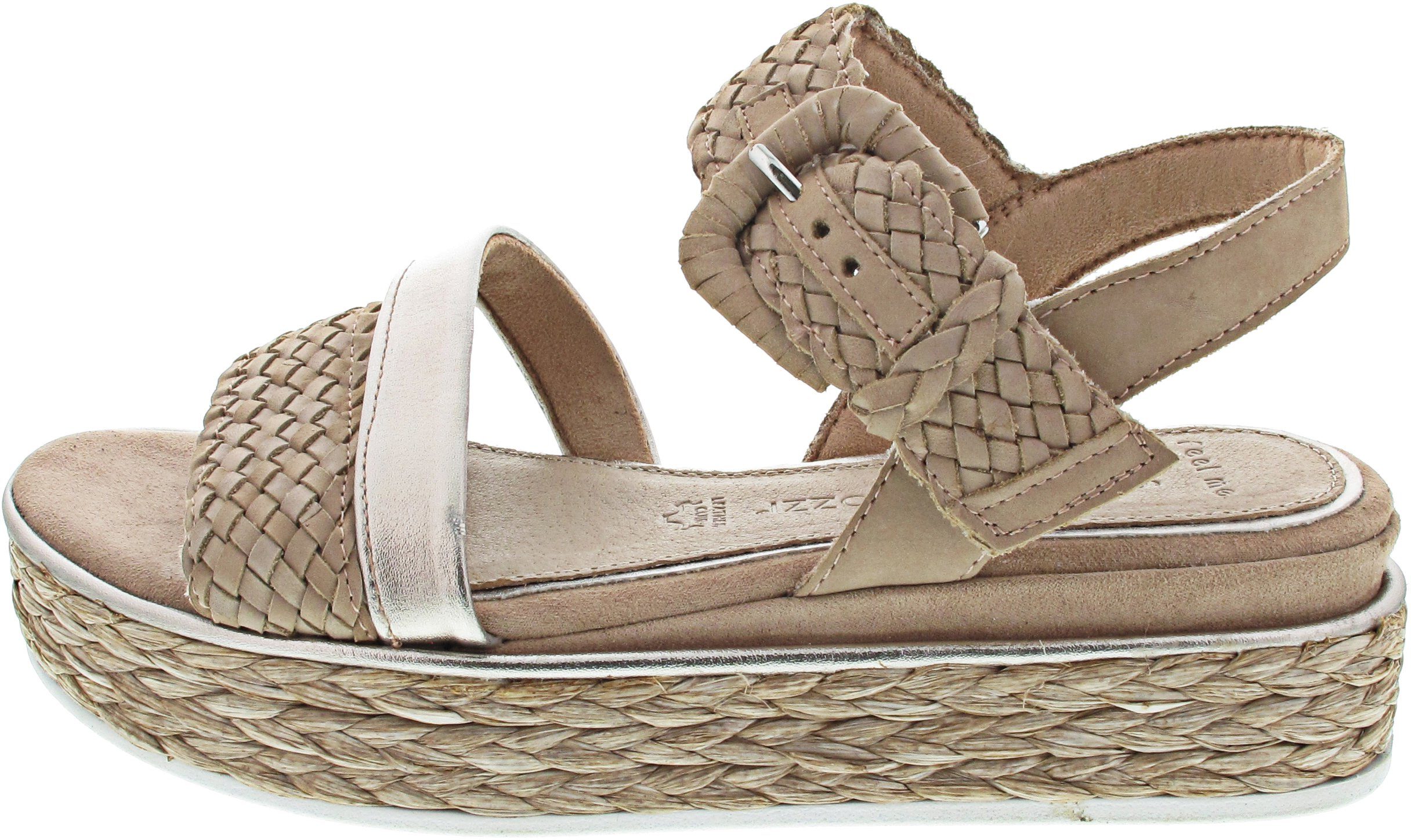 MARCO TOZZI Damen Pantolette Aus Leder - Mit Weichem FEEL ME Fußbett, Bequem & Stylisch