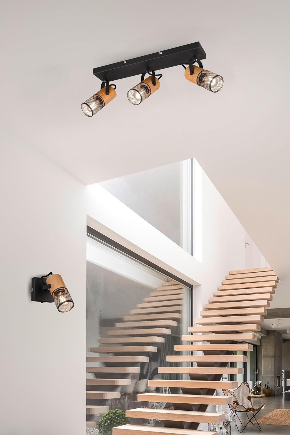 lightling Wandleuchte Aileen, ohne Leuchtmittel, inklusive Ein- und Ausschalter, IP20 Indoor