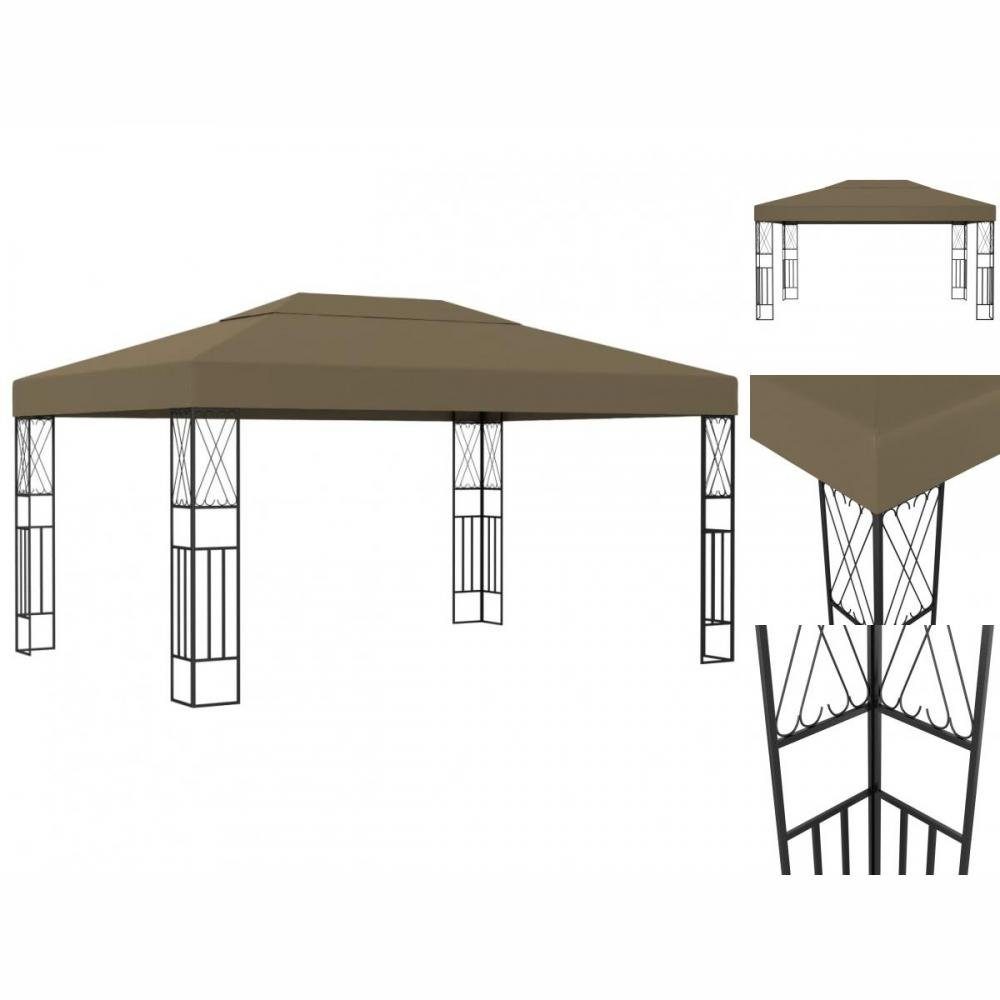 vidaXL Pavillon »Pavillon Gartenzelt 3x4 m Taupe Stoff« online kaufen