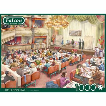 Jumbo Spiele Puzzle Falcon The Bingo Hall 1000 Teile, 1000 Puzzleteile