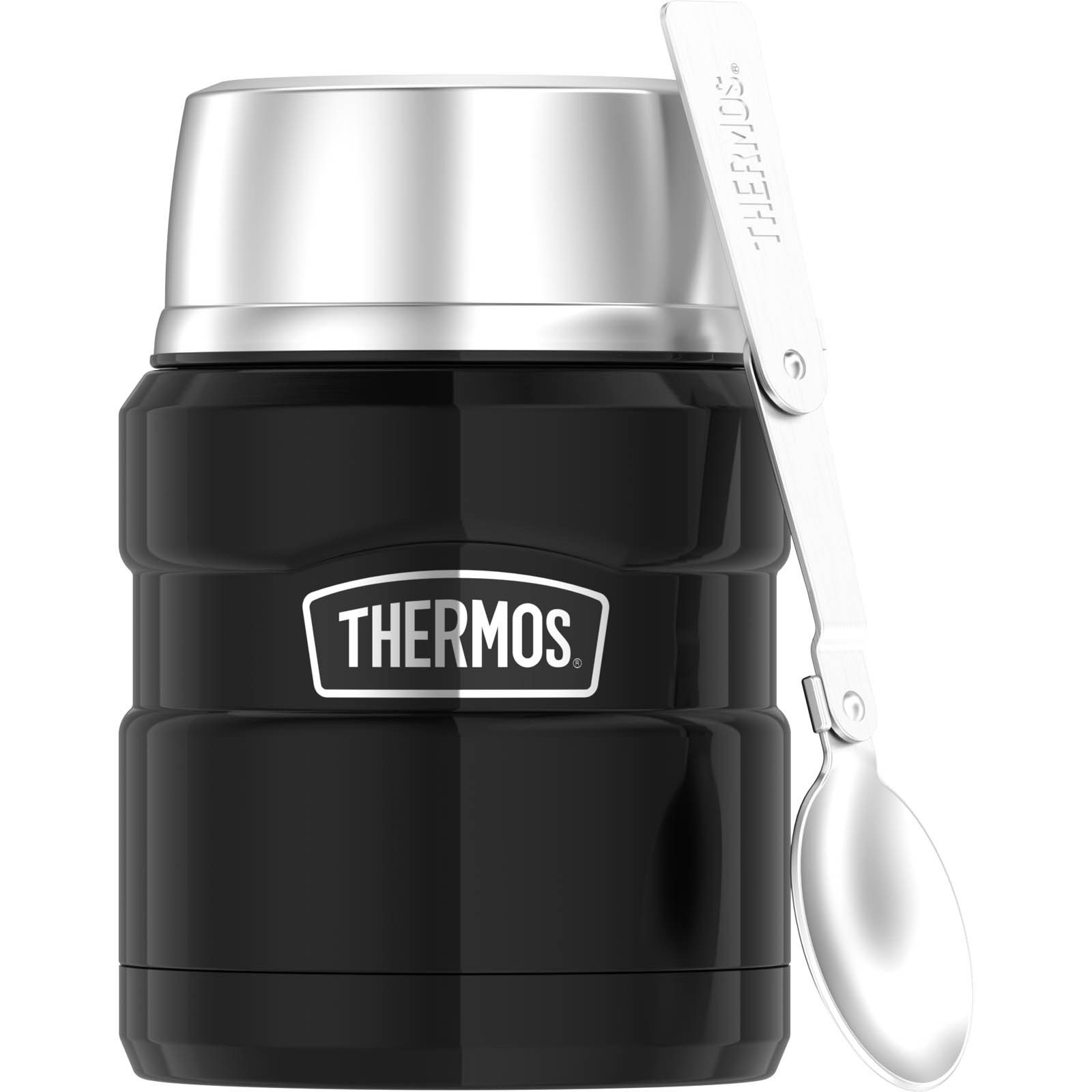 THERMOS Thermobehälter Food Container King 0,47 L Thermo, Edelstahl, Behälter Isolierbehälter Essenbehälter