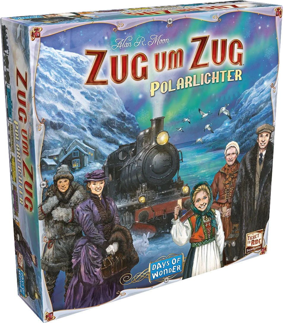 Days of Wonder Spiel Familienspiel Strategiespiel Zug um Zug Polarlichter DOWD0048
