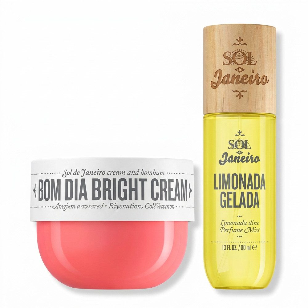 Sol de Janeiro Körpercreme Sol de Janeiro Bom Dia Bright Cream und Limonada Gelada Duo, Pflege und Duft in einem abgestimmten Duo