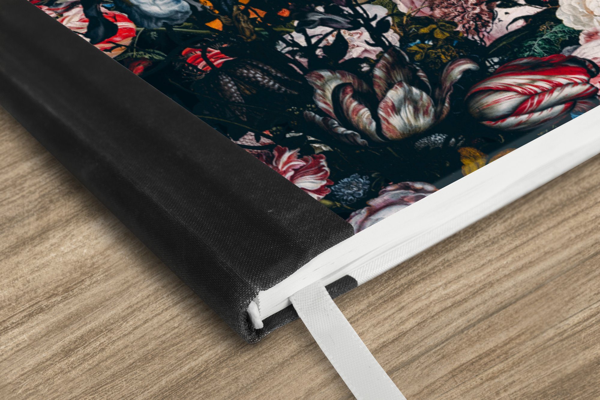 Thumbnail - MuchoWow Notizbuch Leopard - Blumen - Mantel, Notebook, Notizblock a5, Tagebuch, Journal Liniert