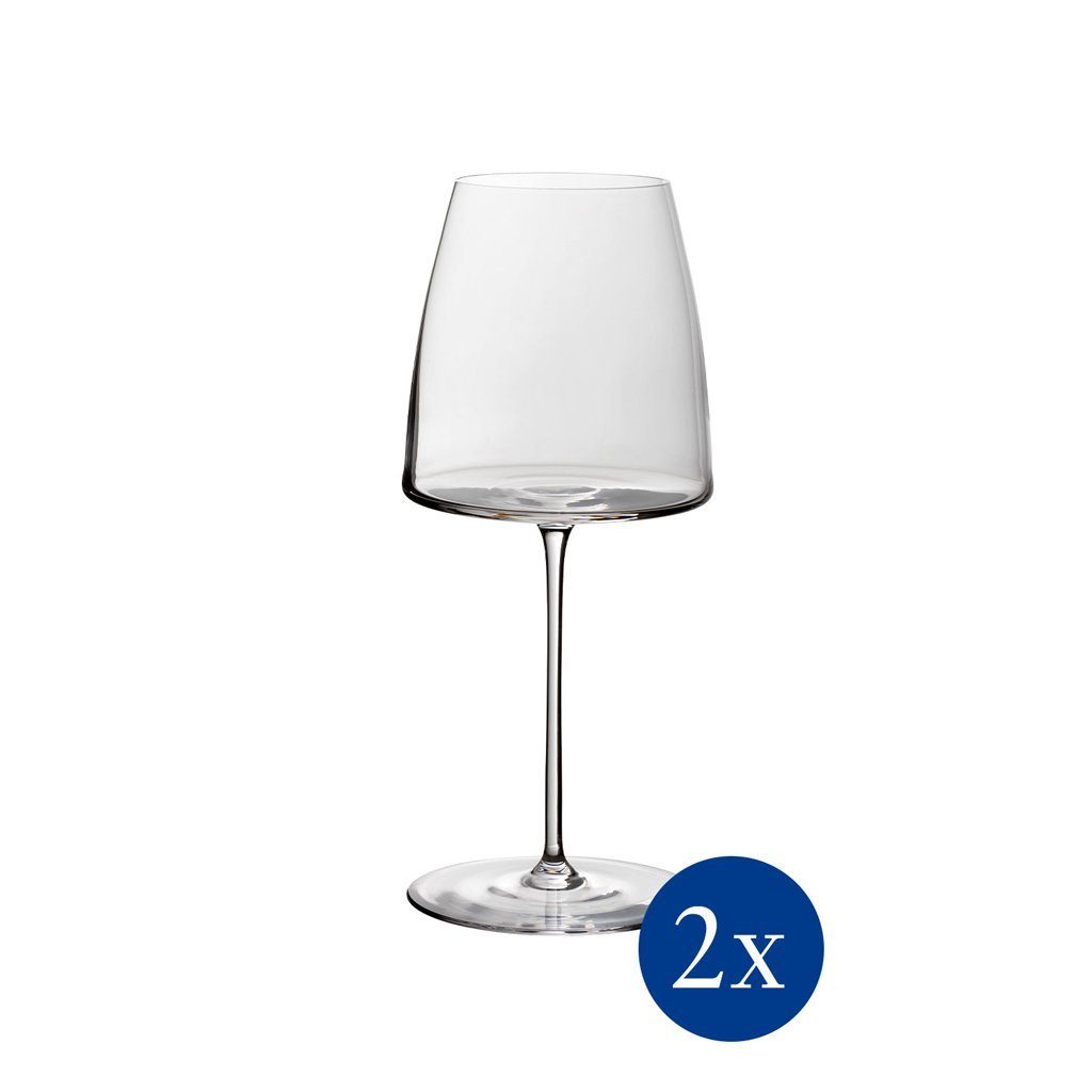 Villeroy & Boch Signature Weißweinglas MetroChic Weißweinkelch Set 2tlg 229mm, Glas