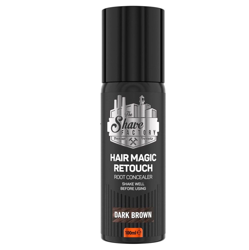 My Basic Haarfarbe The Shave Factory Magic Retouch Spray 100ml Dark Brown