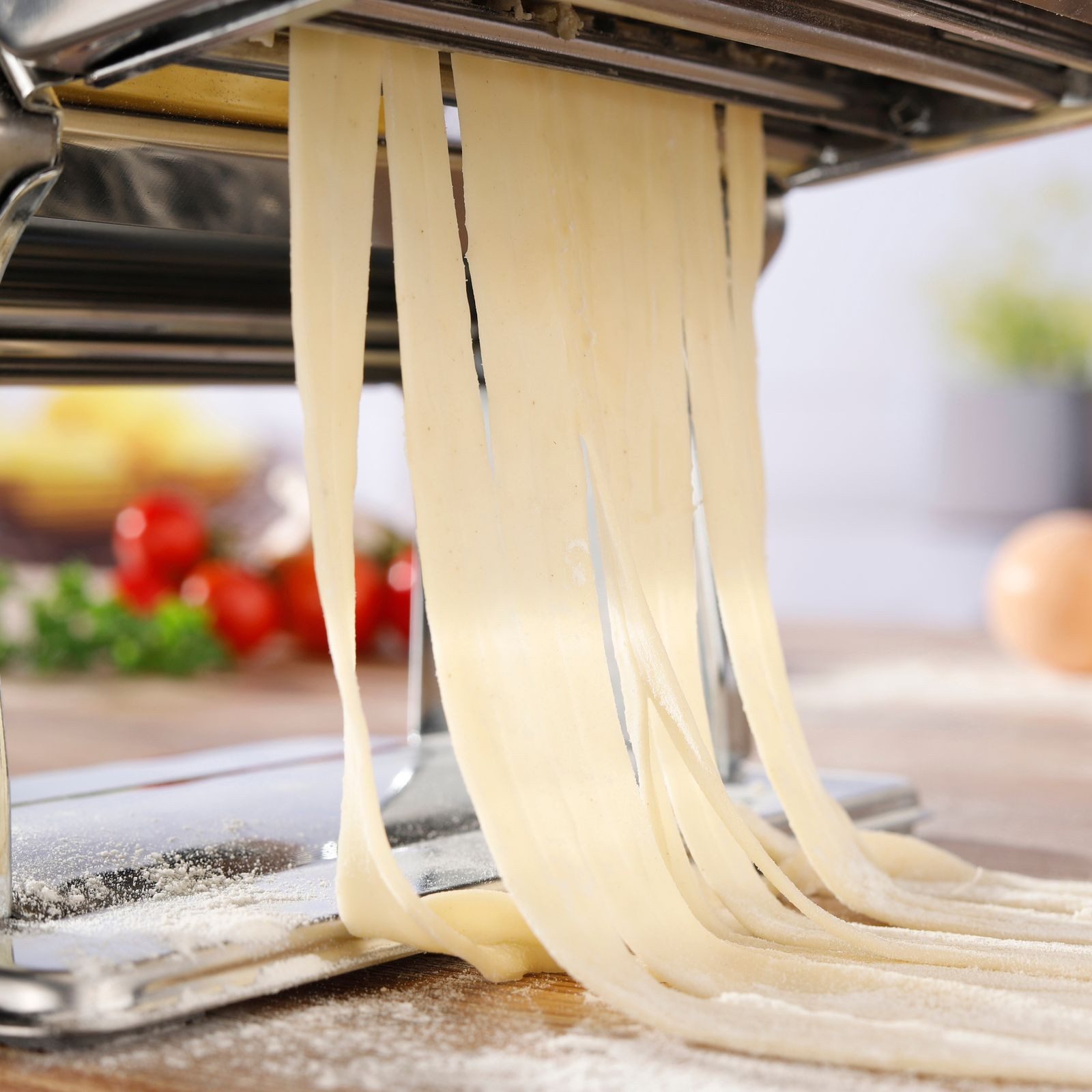 Gravidus Nudelmaschine Edelstahl Nudelmaschine Pasta Tagliatelle Maschine
