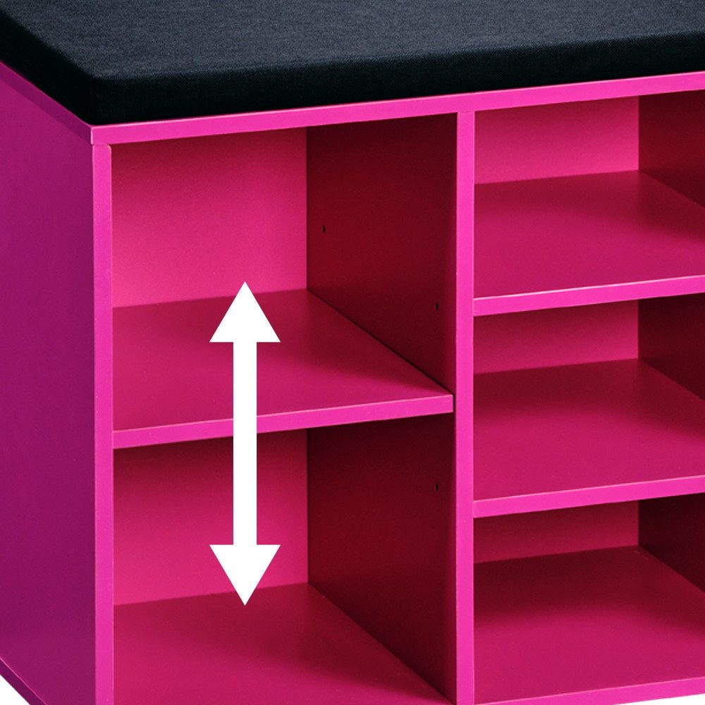 KESPER® Schuhschrank Schuh-Schrank mit Sitzkissen Sitzbank günstig online kaufen