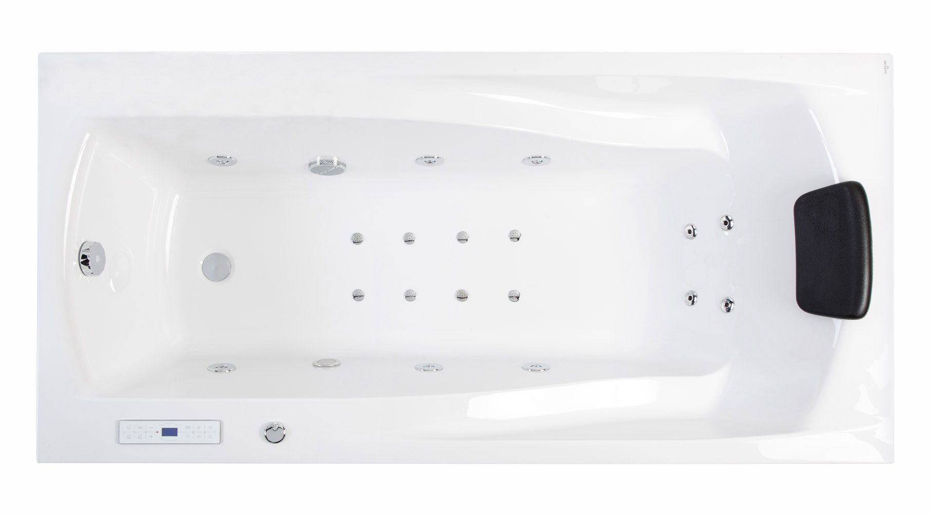 Magnolia Home Whirlpool Rechteck Whirlpool Centauri 180x85 rechts Made in Germany 18 Düsen ohn