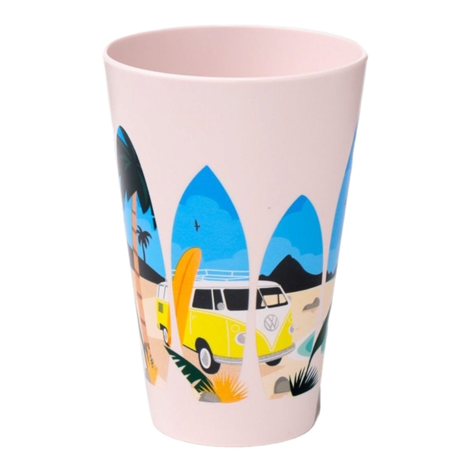 Puckator Becher Trinkbecher Volkswagen VW T1 Bulli Picknickbecher Waves are Calling