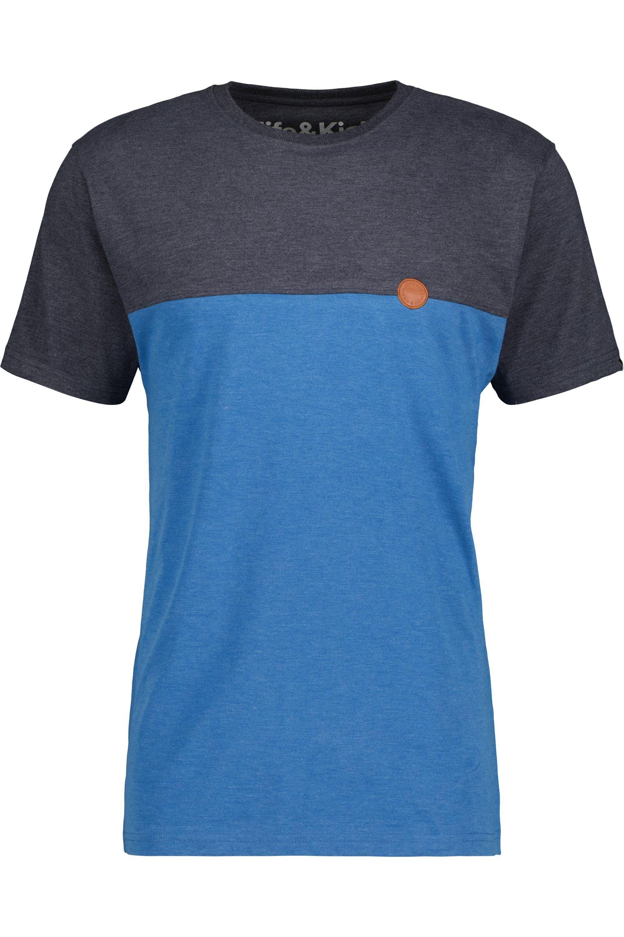 T-Shirt T-Shirt & Alife Kickin A Herren LeoAK Shirt indigo