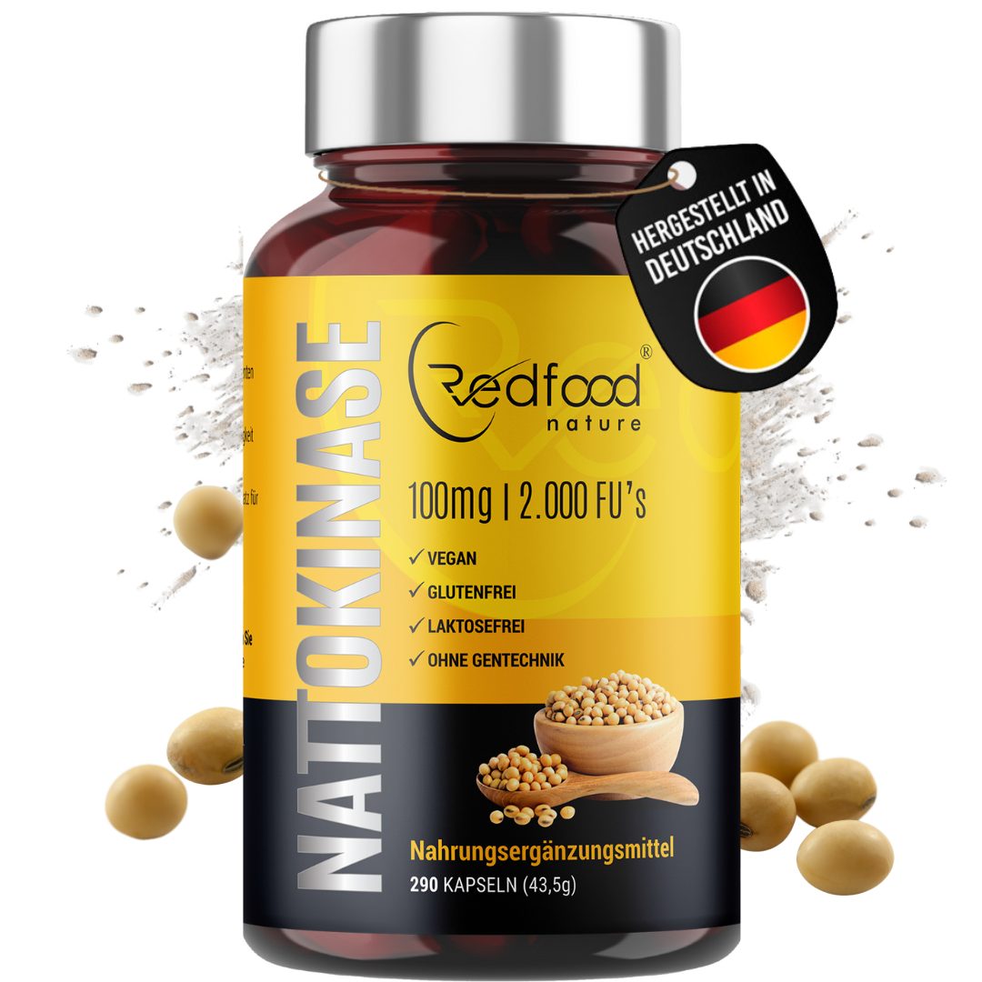 Redfood Nattokinase 100 mg & 20.000 FU/g Kapseln, 290 Kapseln Kapseln, 1 er 290,00 St., 44 g