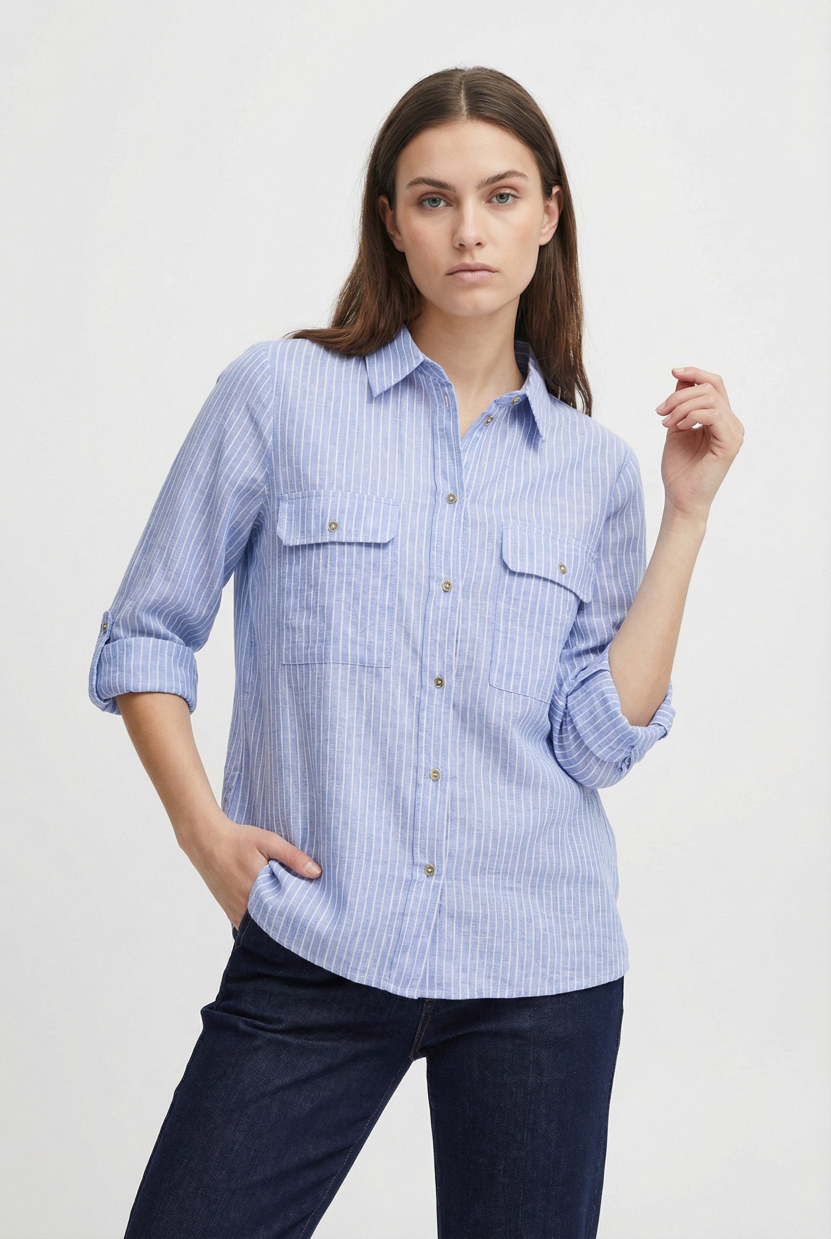 ONLY Hemdbluse ONLWENDY L/S SHIRT WVN NOOS