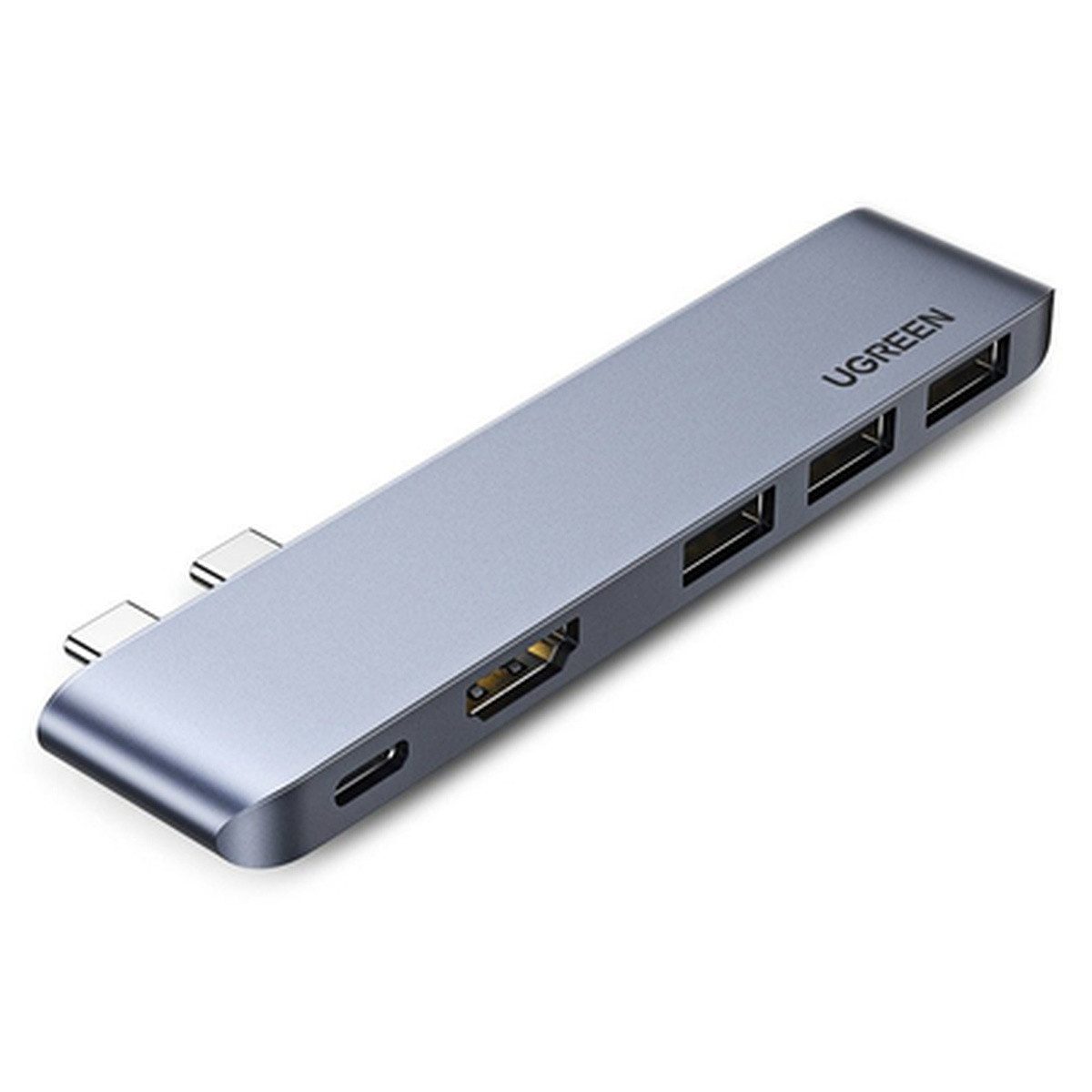 UGREEN HUB Ugreen 60559 2x USB-C USB-C PD Thunderbolt 3.100 W 4K 60 USB-Adapter