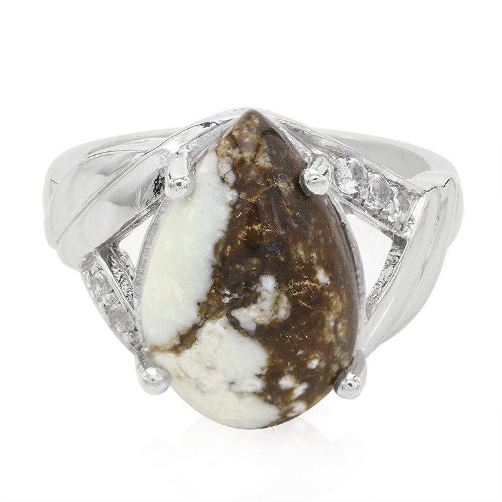 Cavill Silberring Magnesit Sterling Silber Ring (1-tlg)