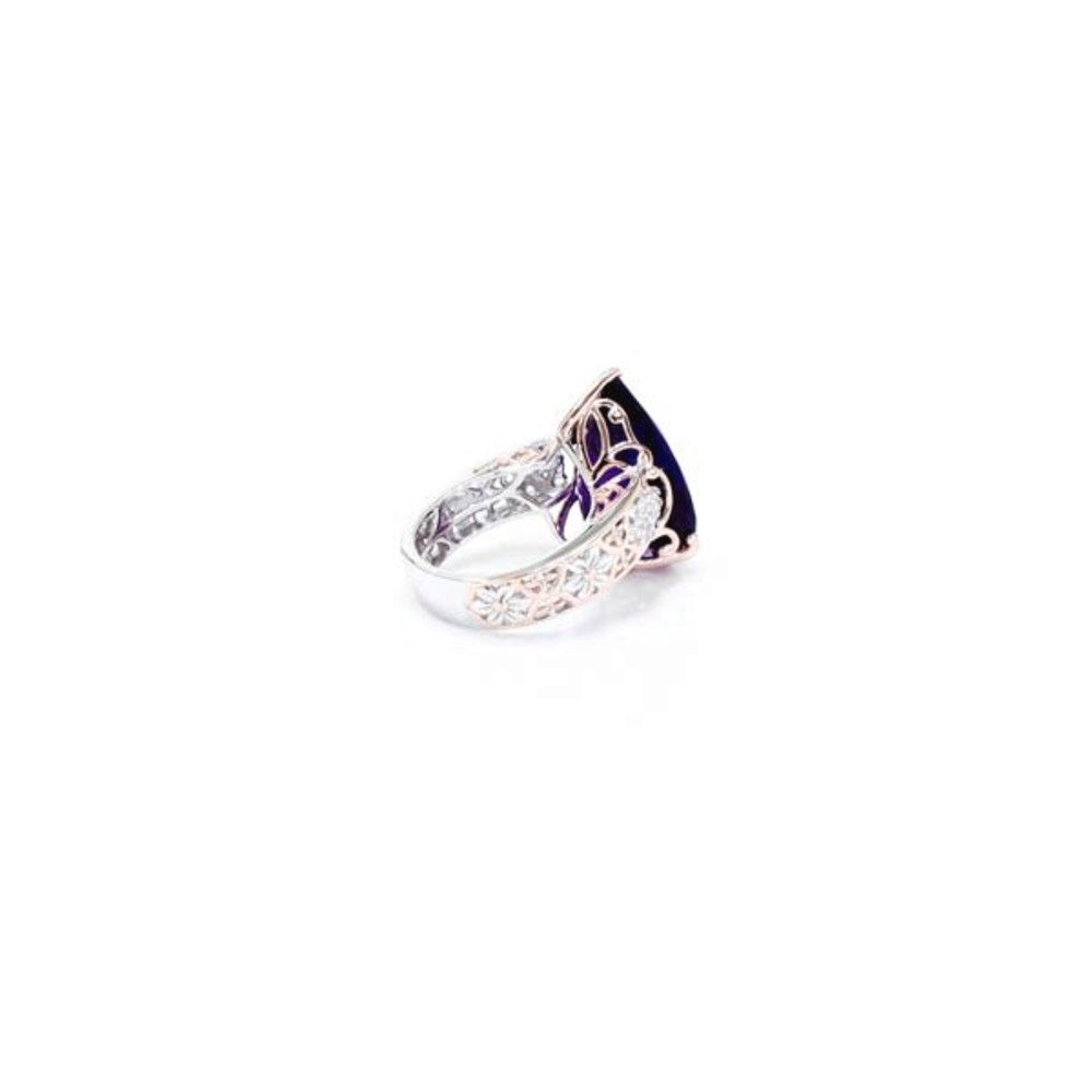 Cavill Silberring Brasilianischer Amethyst Sterling Silber Ring (1-tlg)