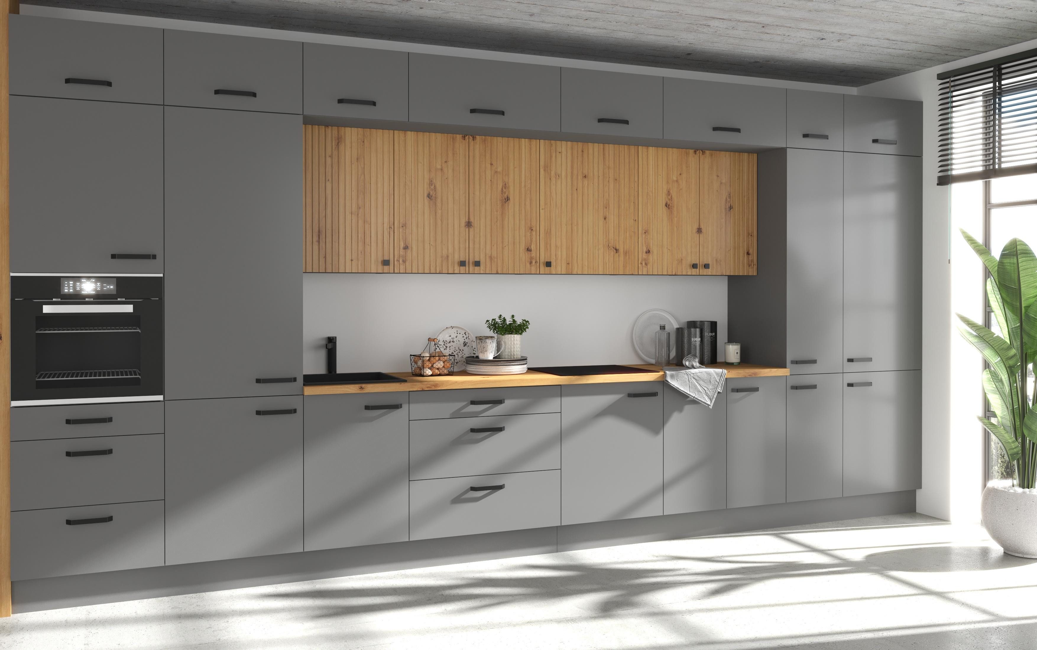 ROYAL24_MARKT Küchenzeile - Modernes Design für das moderne Zuhause, Ästhetische Details - Hochwertige Materialien.
