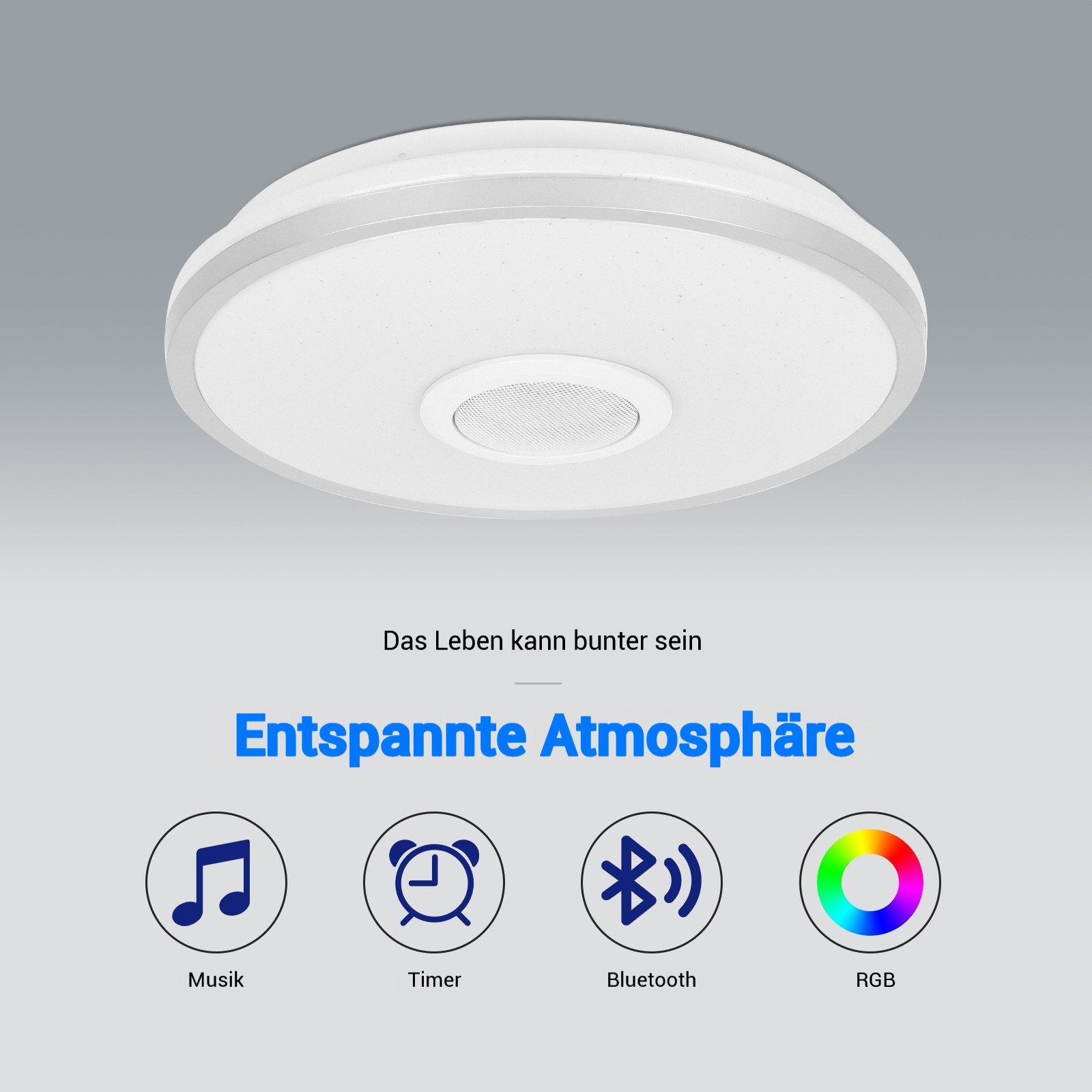 BlingBin LED Deckenleuchte Led Deckenleuchte Dimmbar,RGB günstig online kaufen