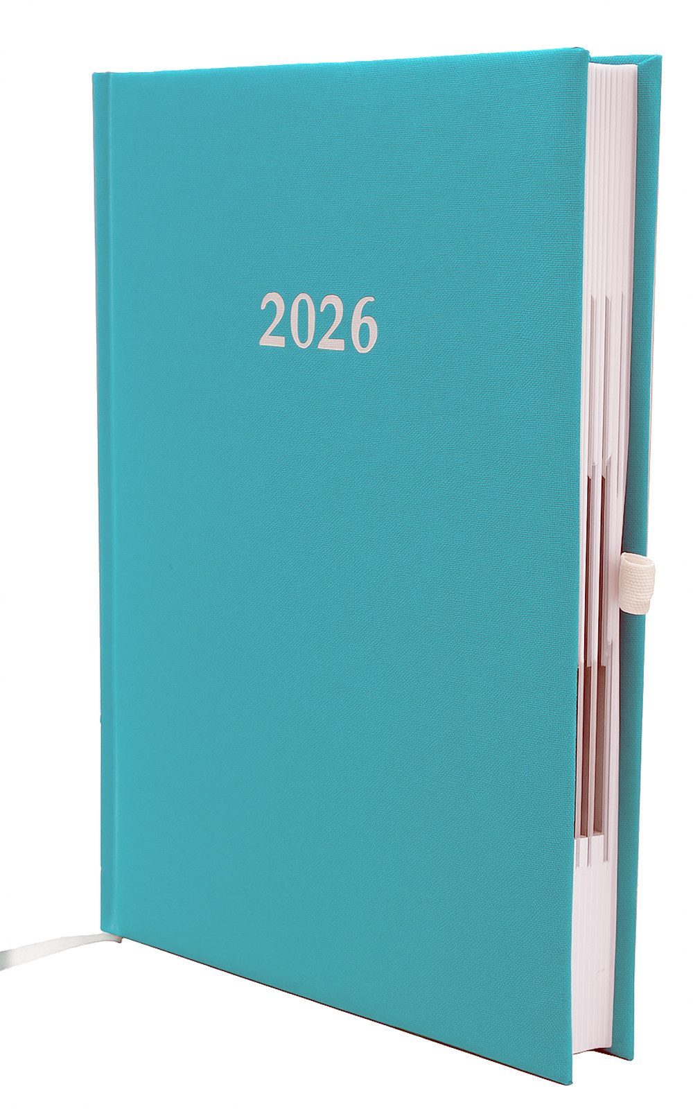 ADINA Buchkalender 2026 ADINA Buchkalender Chefplaner A5 türkis 1 Tag 1 Seite