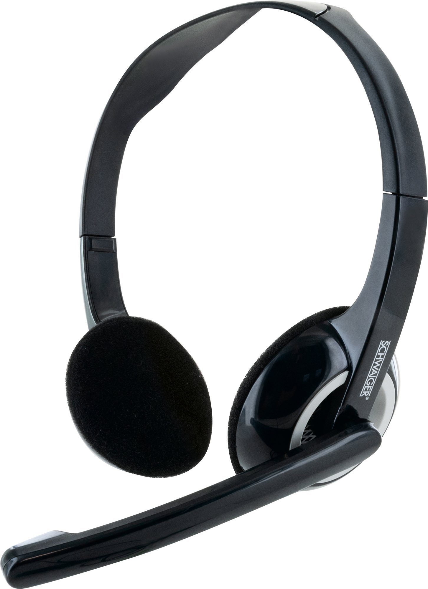 Schwaiger HS1000 013 Headset (Ausziehbarer Kopfhörerbügel)