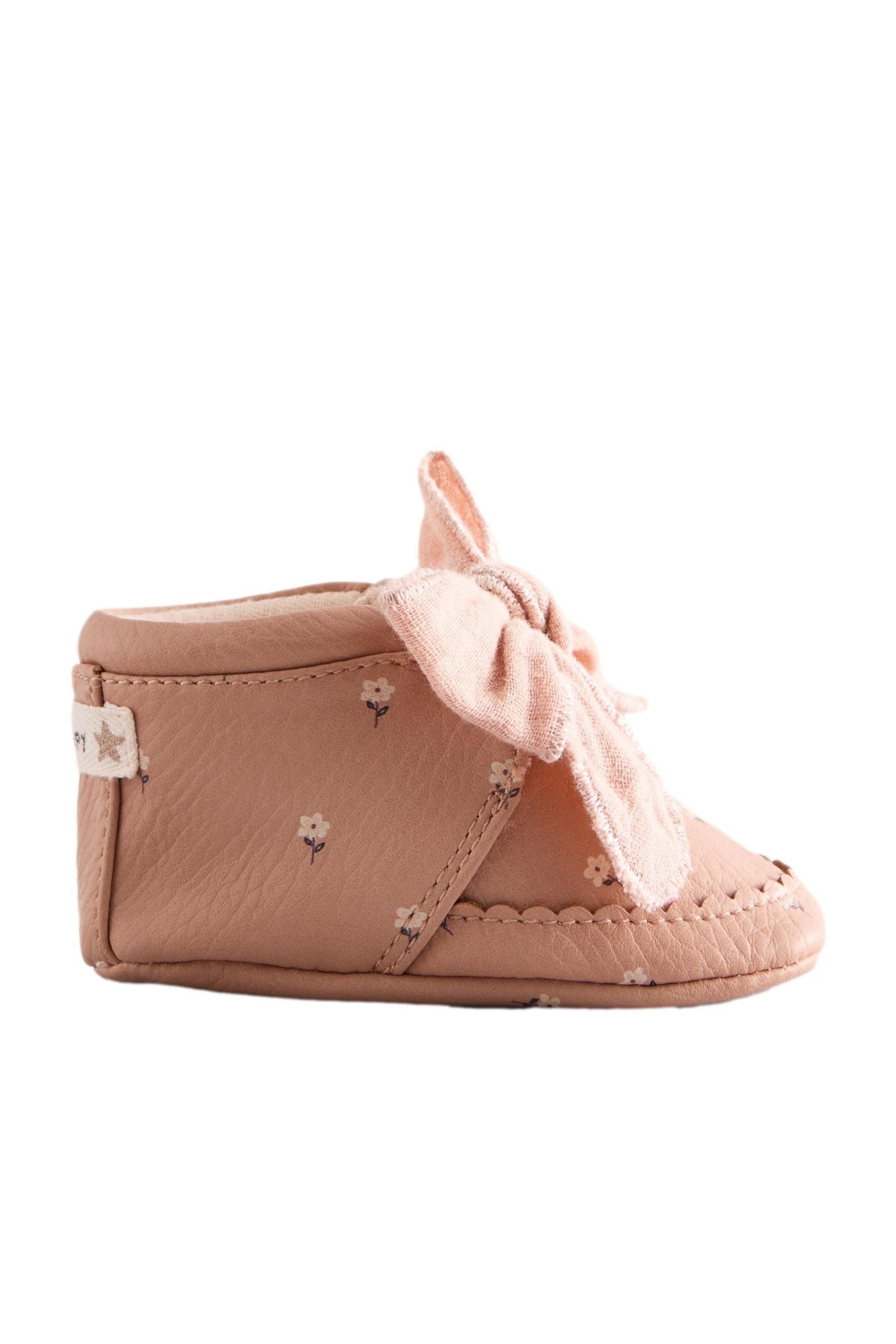 Babystiefel mit floralem Print Babystiefel
