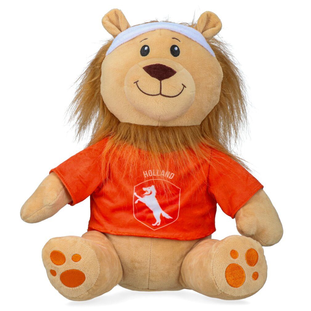 Holland Animal Care Tierquietschie Oranje Memvis De Leeuw WK-Knuffel L