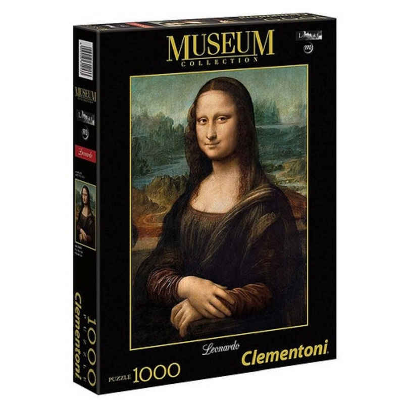 Clementoni® Puzzle Clementoni - Leonardo: Mona Lisa, 1000 Teile Puzzl, 1000 Puzzleteile