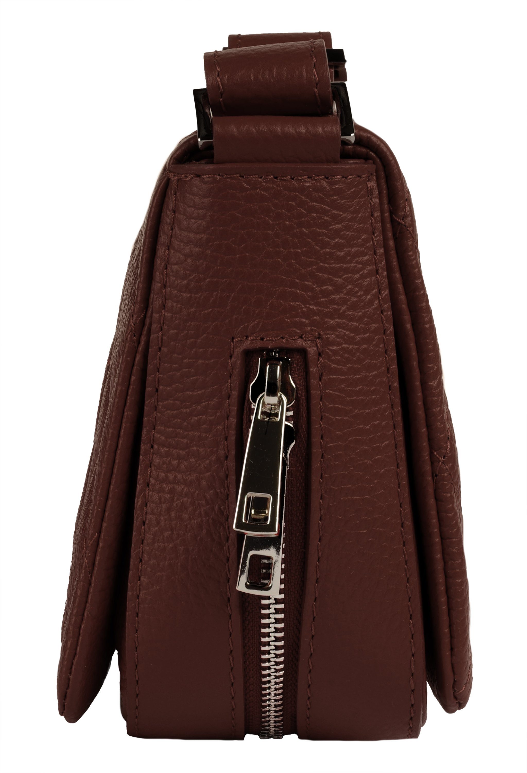 Damen Handtaschen Cluty Henkeltasche (1-tlg), echt Leder, Made in Italy