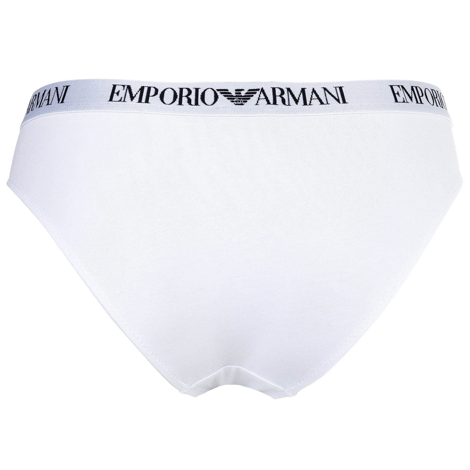 Emporio Armani Slip Damen Slip 2er Pack Baumwolle ESSENTIAL COTTON (Packung, 2er Pack)