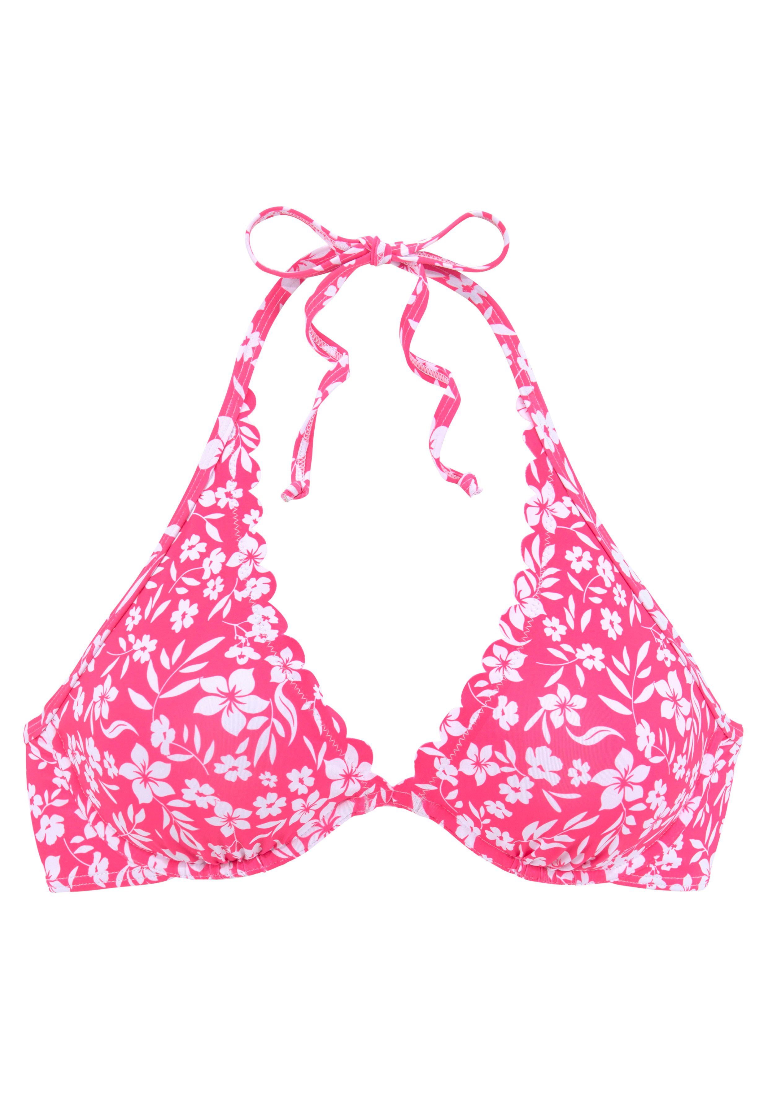 Vivance Bügel-Bikini-Top Leni, mit gelaserter Wellenkante günstig online kaufen