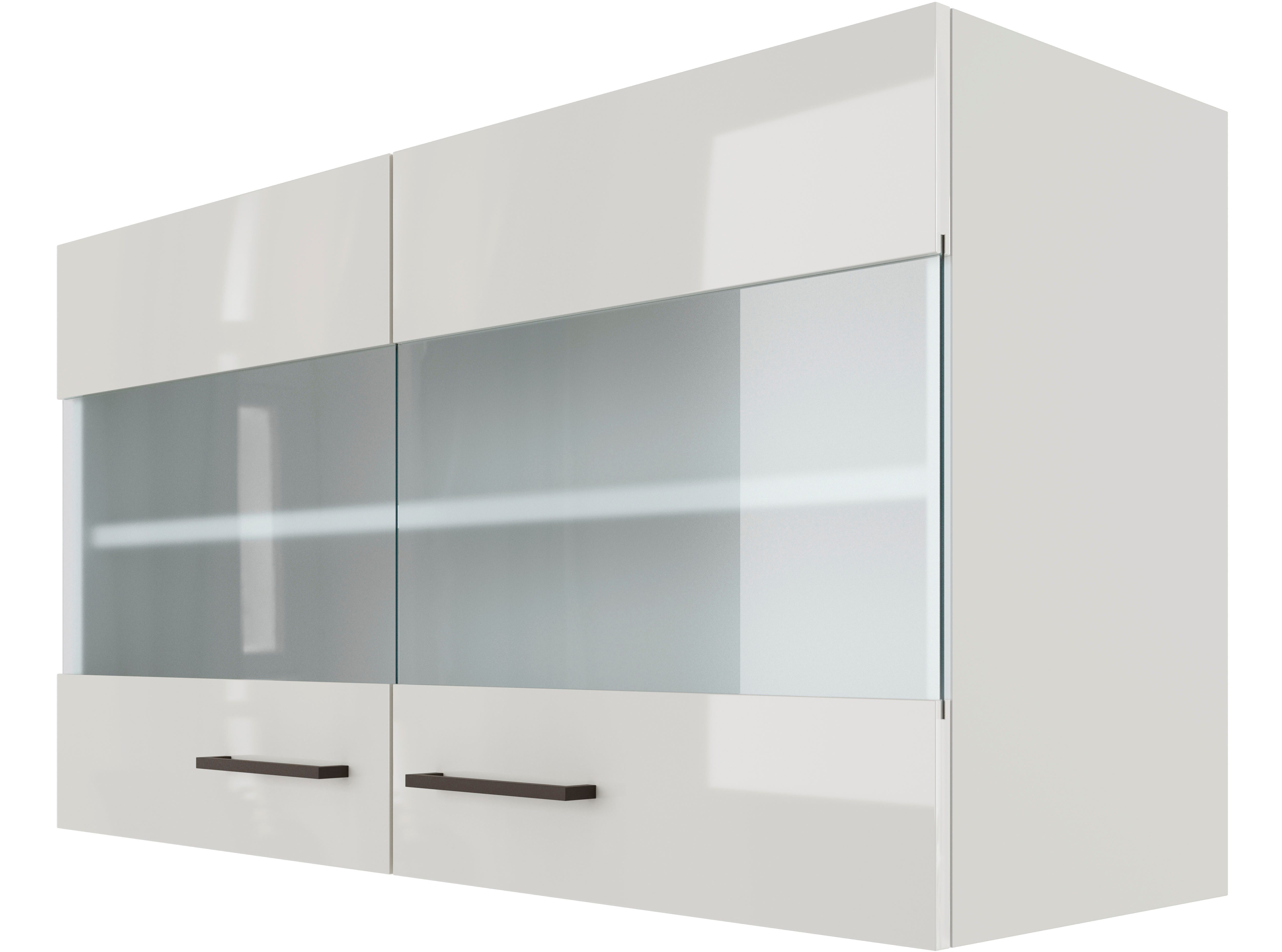 Flex-Well Glashängeschrank Lund (B x H x T) 100 x 54,8 x 32 cm, individuell kombinierbar
