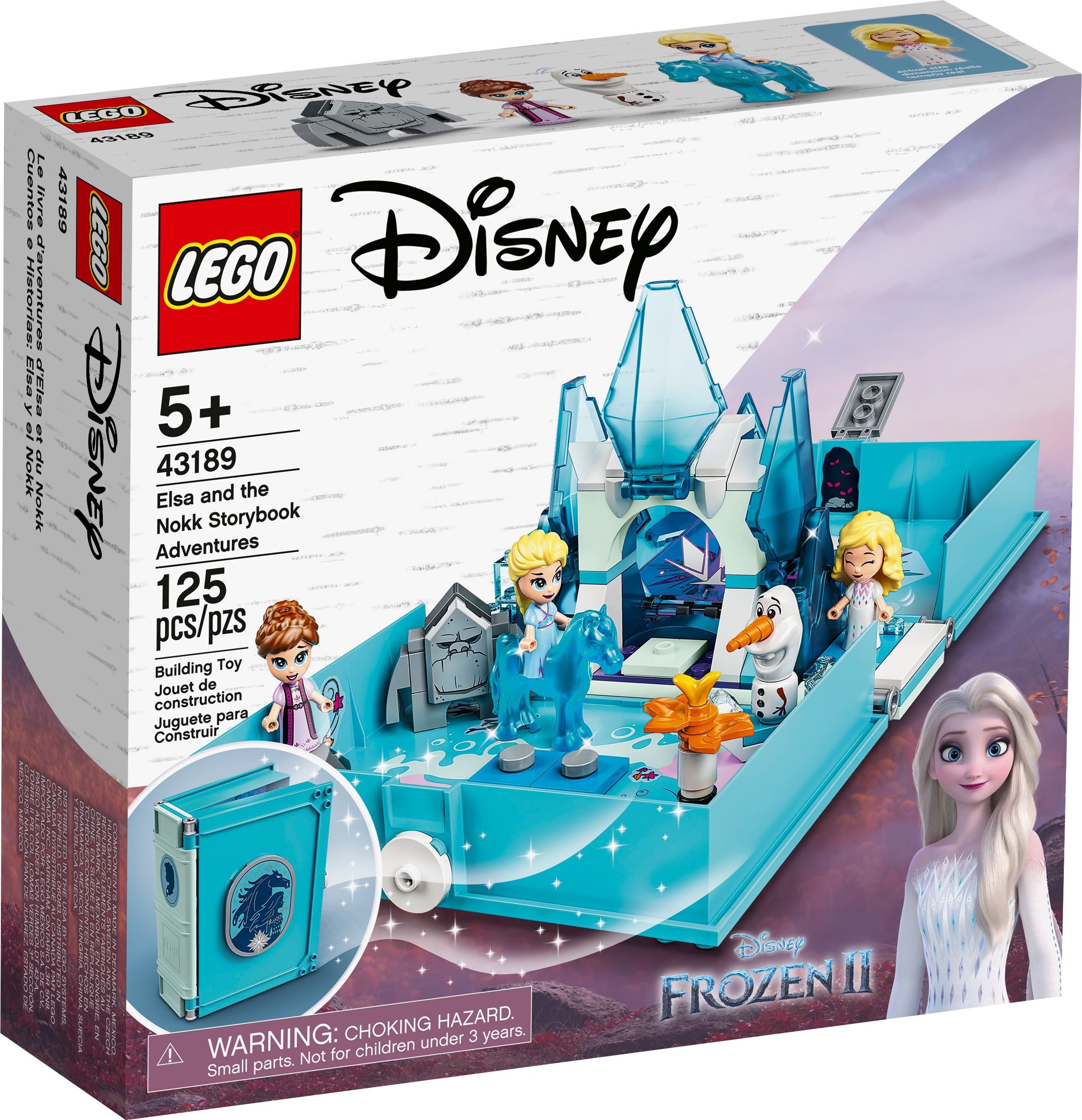 LEGO® LEGO® Disney 43189 Elsas Märchenbuch Konstruktionsspielsteine, (125 S günstig online kaufen