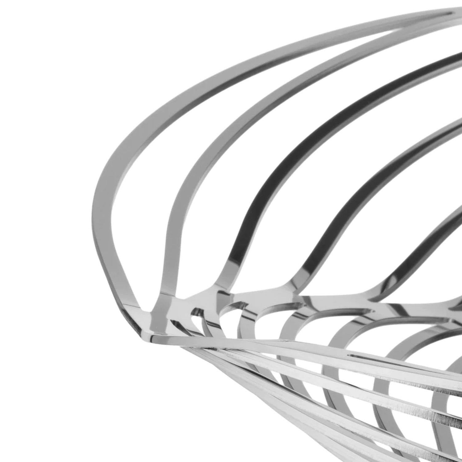 Alessi Obstschale Trinity Edelstahl 26 cm, Edelstahl