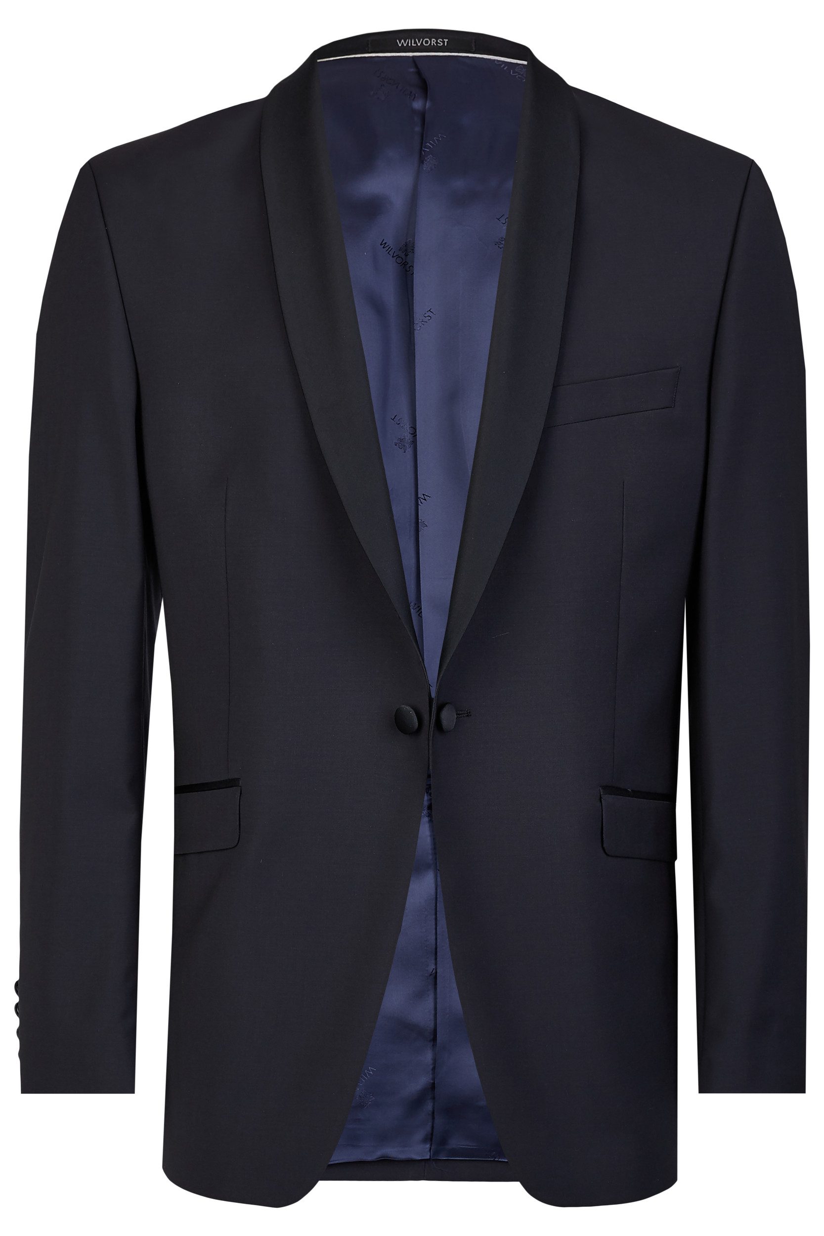 Wilvorst Smokingsakko Wilvorst CLASSICs Herren Smokingsakko Modern-Fit Mitternachtsblau