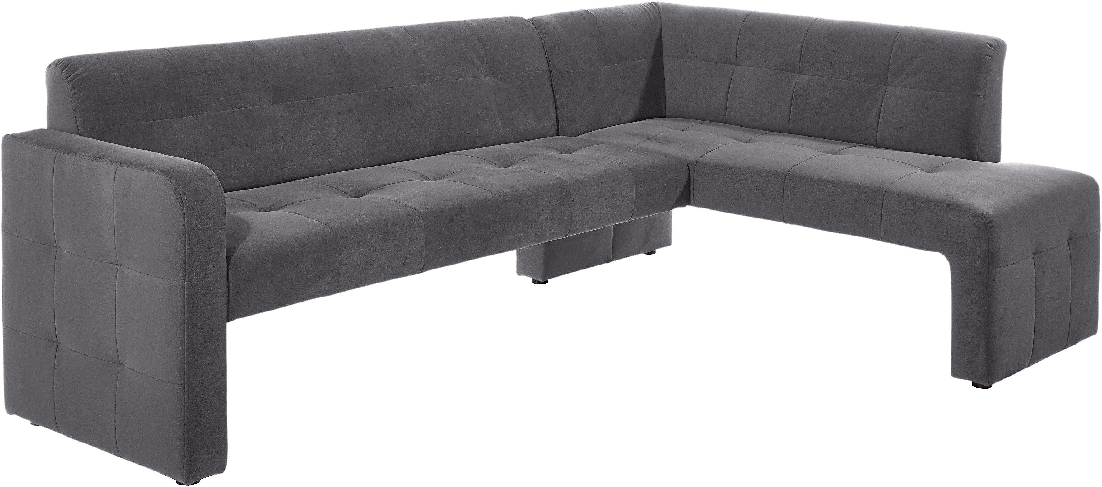 exxpo - sofa fashion Essbank Barista, bequem und elegant, hohe Bodenfreiheit, Eckbank Barista bequem und elegant, hochwertige Detailverarbeitung