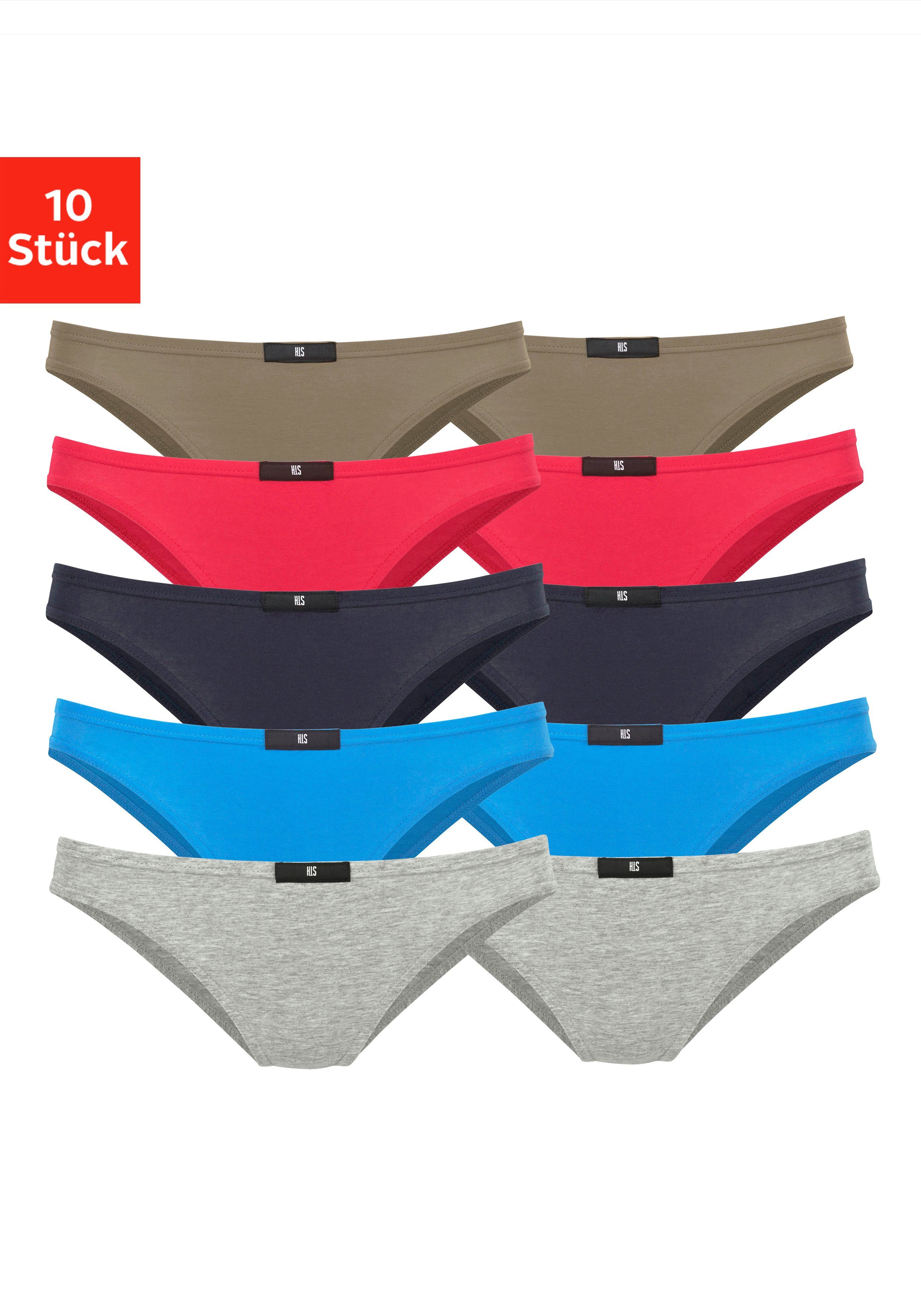 H.I.S Slip (10er-Pack) aus elastischer Baumwoll-Qualität