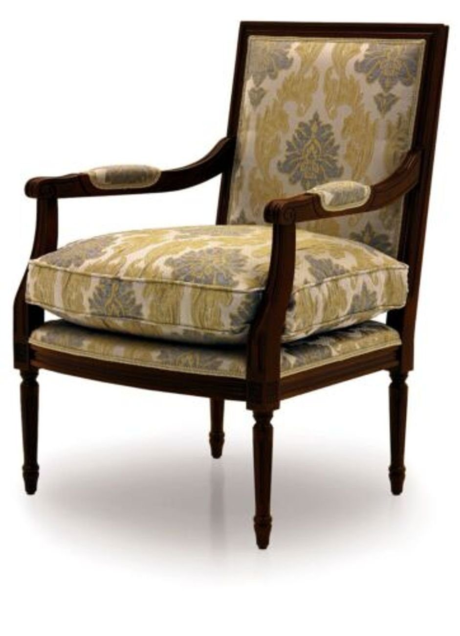 JVmoebel Sessel, Luxus Design Möbel Stühle Art déco Design Sessel Textil Wohnzimmer | Einzelsessel