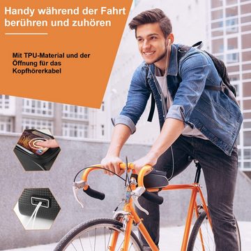 Wisam Handy-Rahmentasche Wasserdichte Fahrradtasche für Smartphones bis 6,5'' (2.1 L Fassungsvermögen)