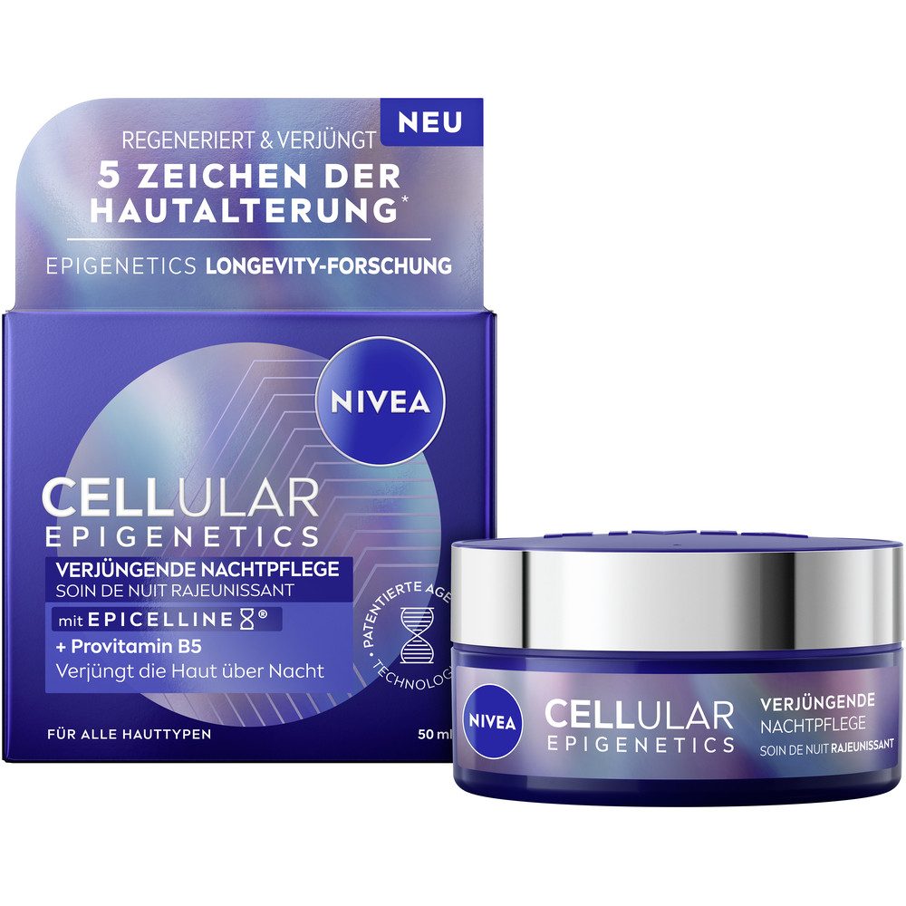 Nivea Nachtcreme CELLULAR Epigenetics Verjüngende Nachtpflege